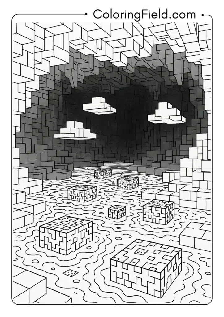 Official Minecraft Lava Cave