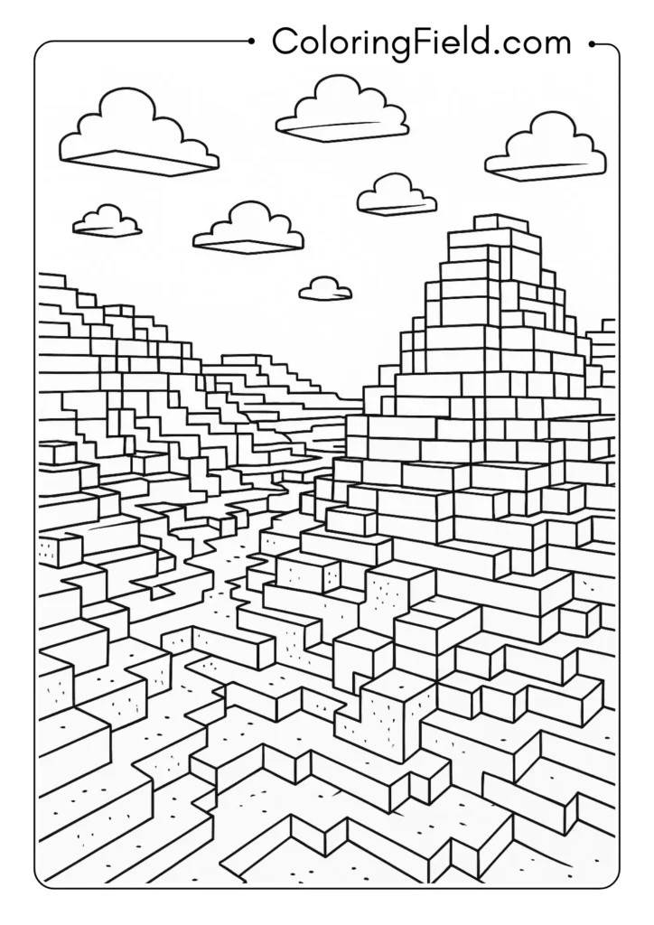 Official Minecraft Mesa Badlands