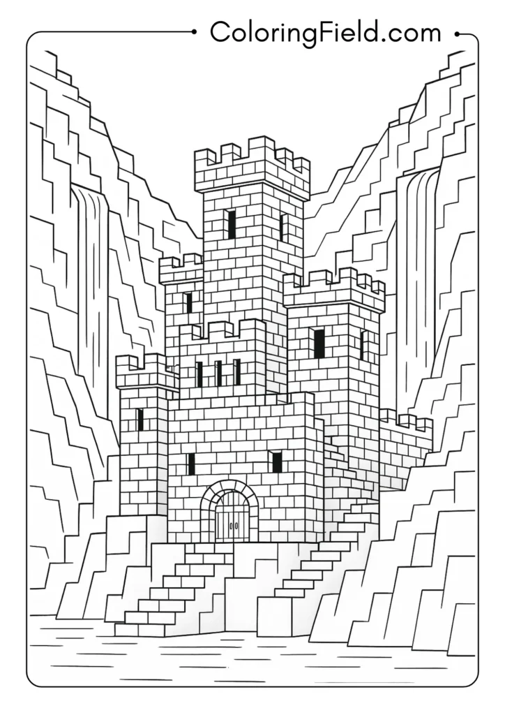 Official Minecraft Mountain Fortress