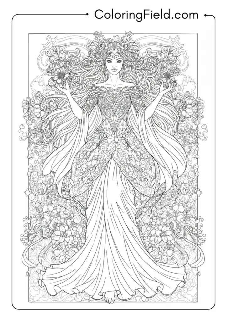 Ornate Spring Goddess
