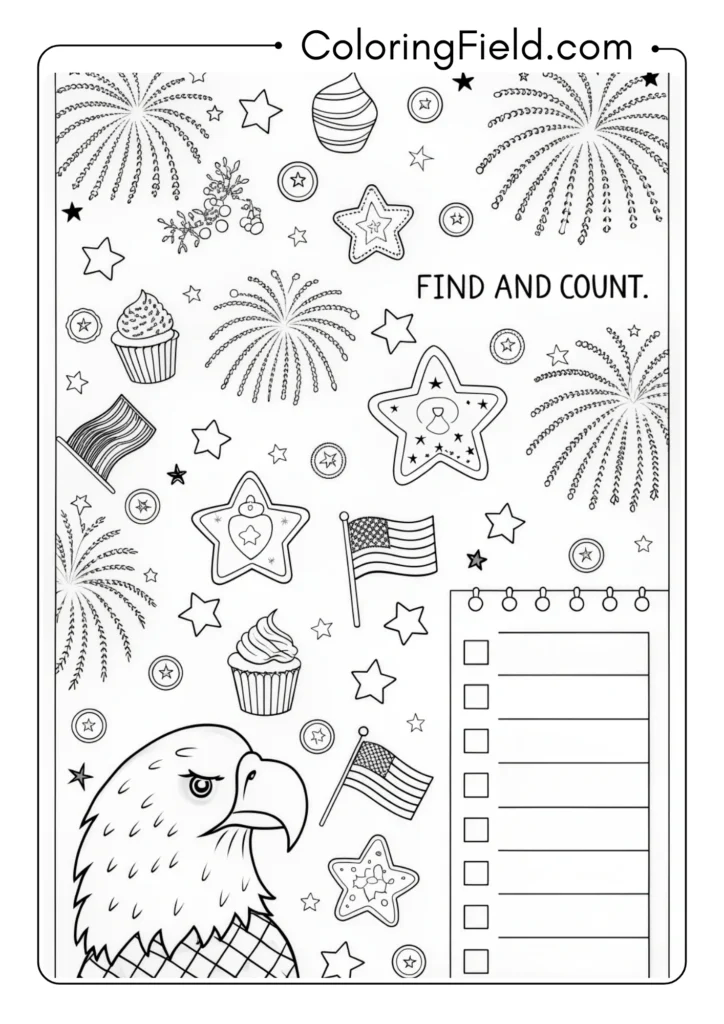 Patriotic I-Spy Scene