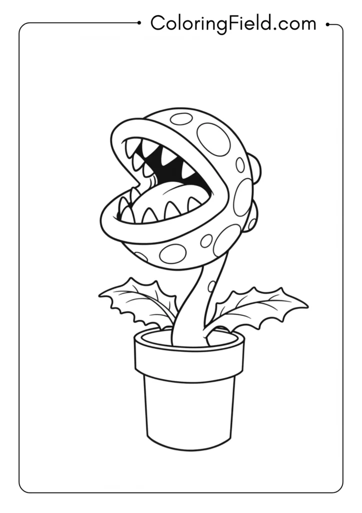 Piranha Plant in Pipe