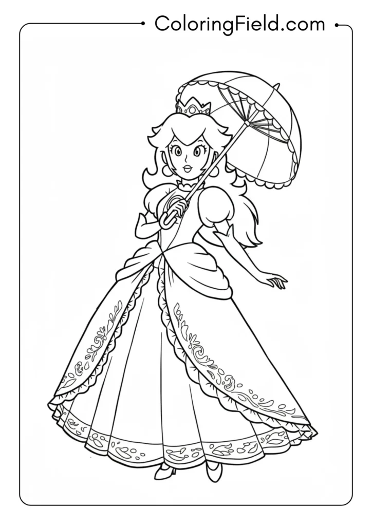 Princess Peach with Parasol
