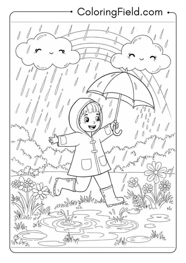 Rain Shower Scene
