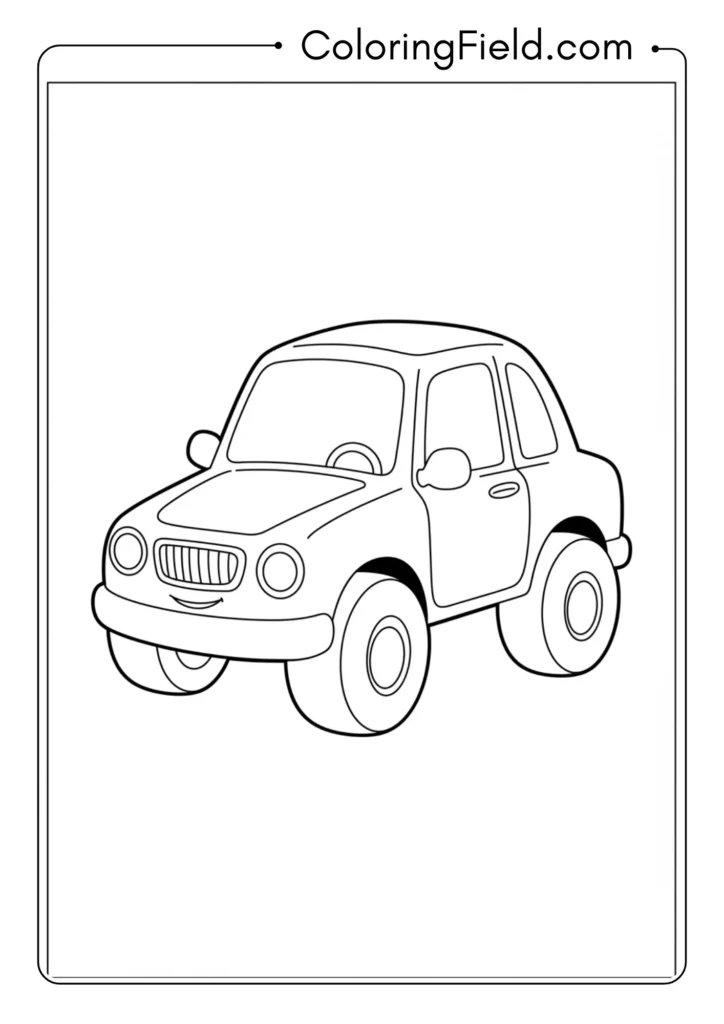 Simple Cartoon Car