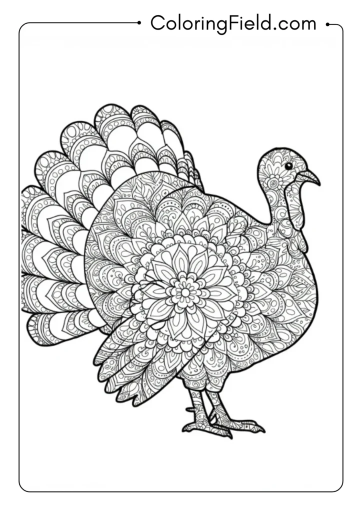 Simple Mandala Turkey