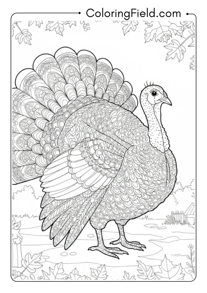 Simple Ornamental Turkey