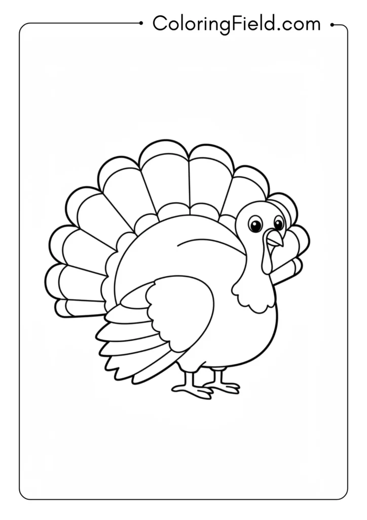 Simple Smiling Turkey