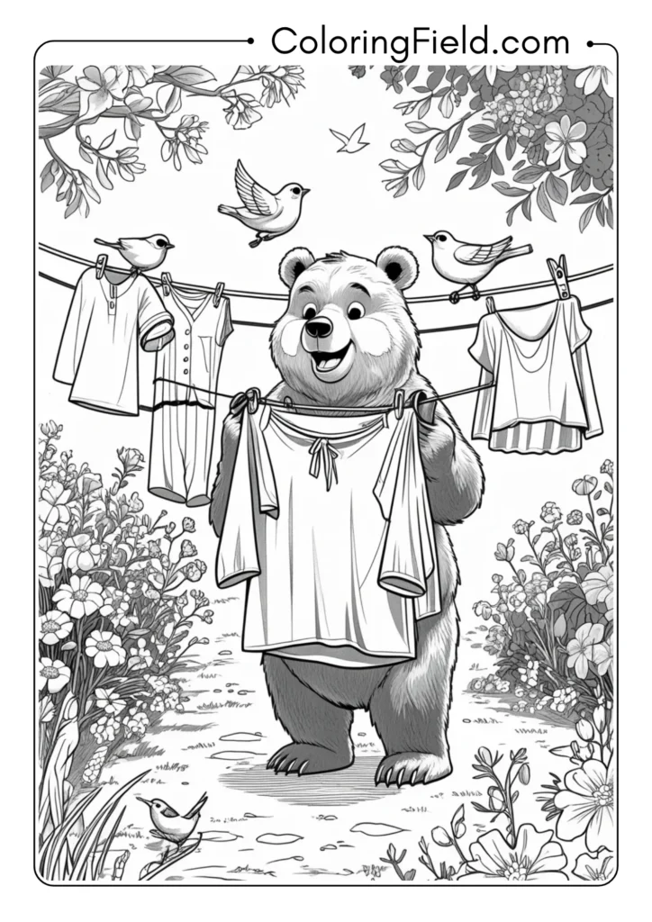 Spring Cleaning Bear