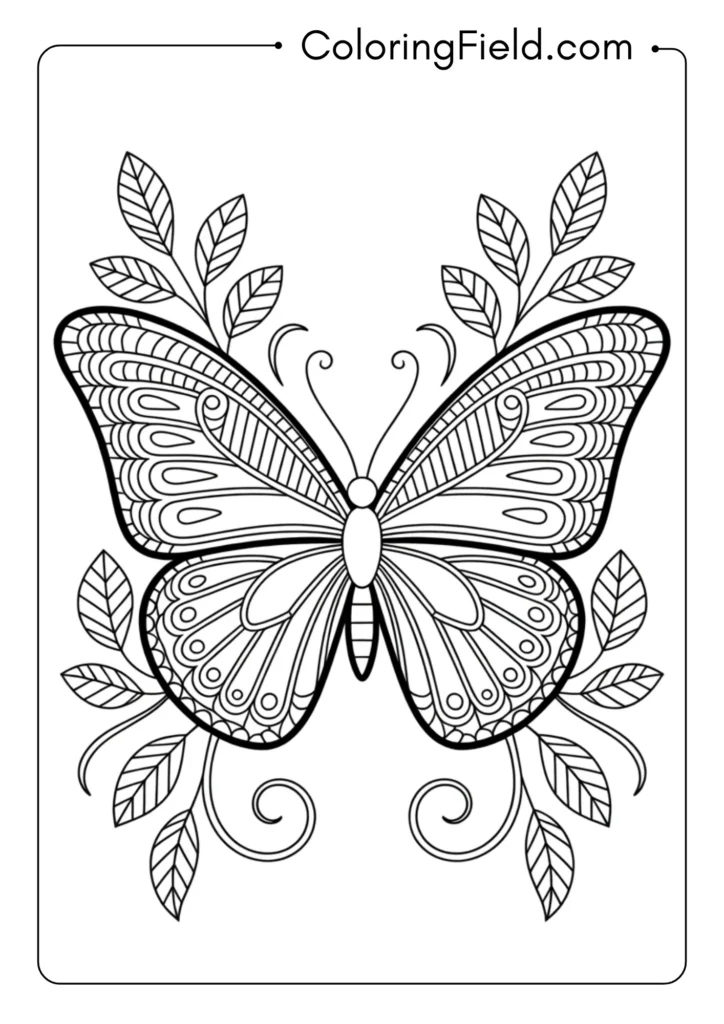 Tribal Pattern Butterfly