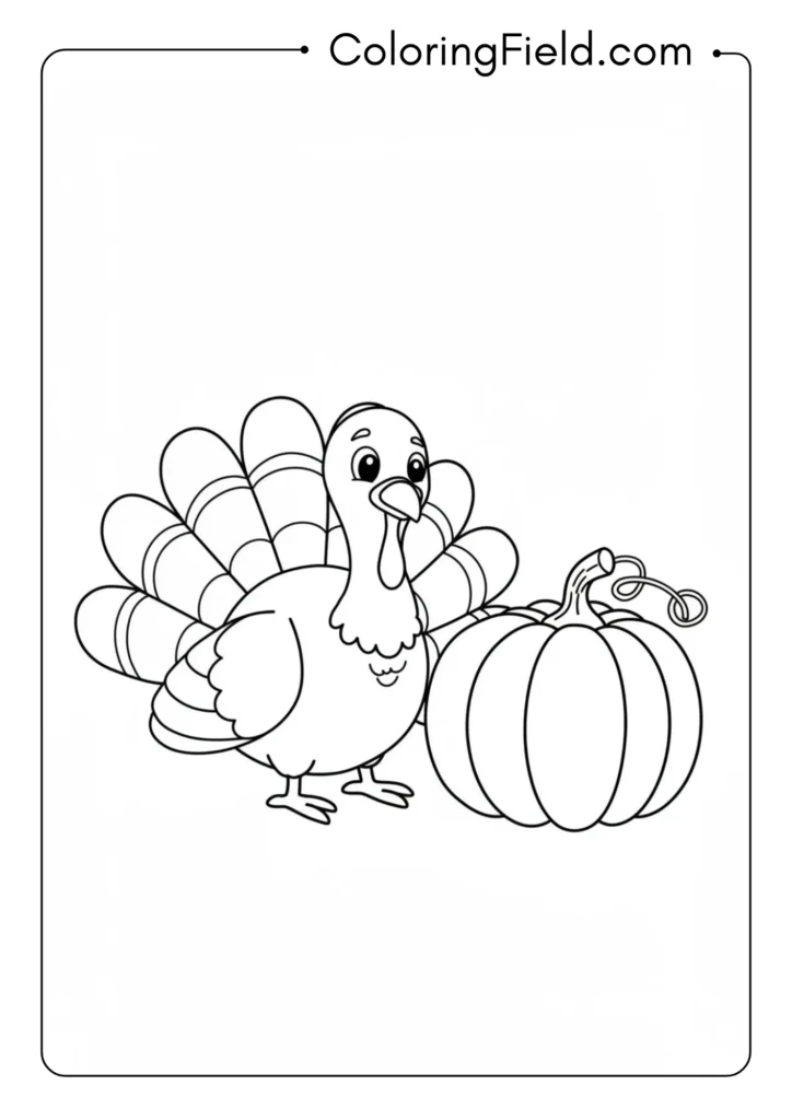 Turkey and Pumpkin Friends