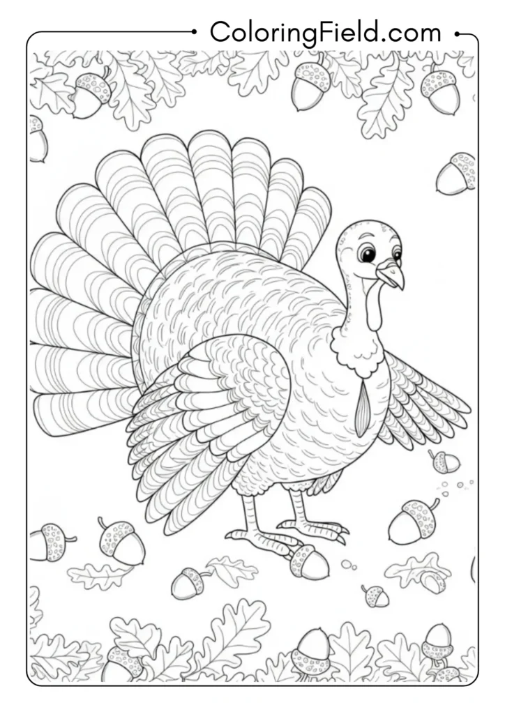 Turkey with Acorns
