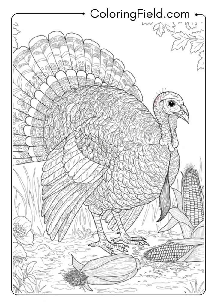 Turkey with Corn