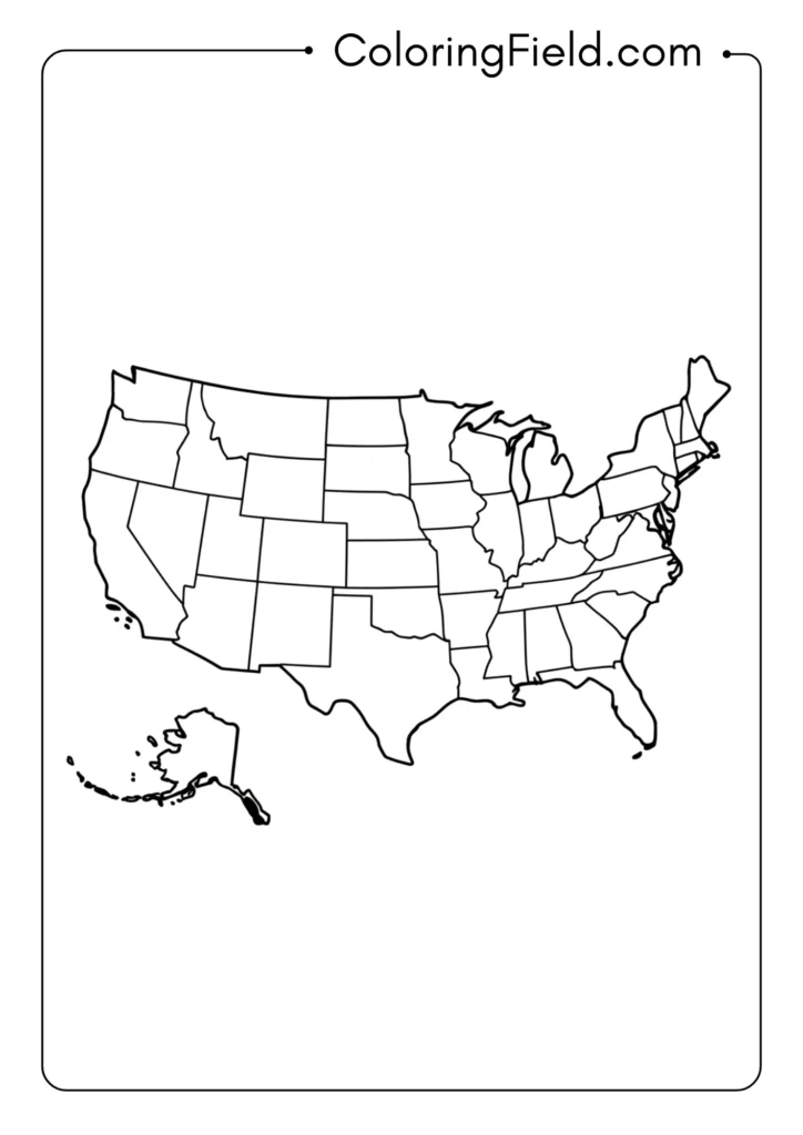 USA Map Outline