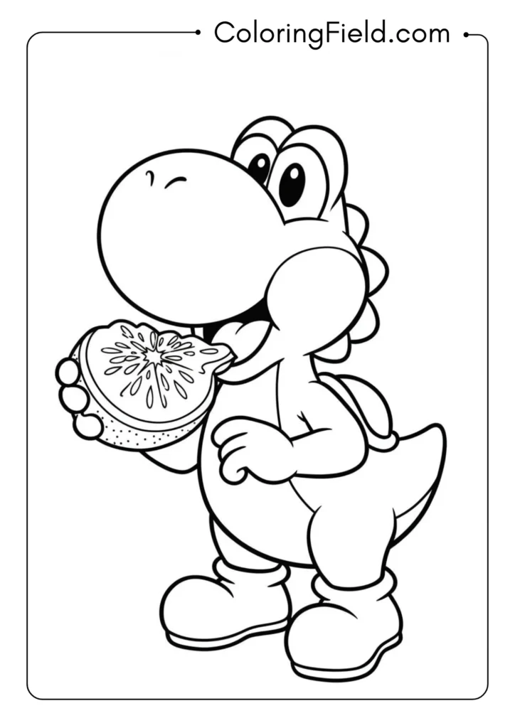 Yoshi Eating Fruit