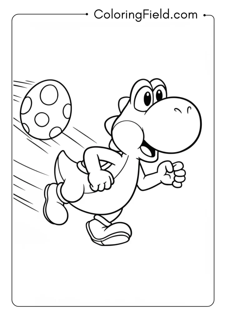 Yoshi Throwing Egg