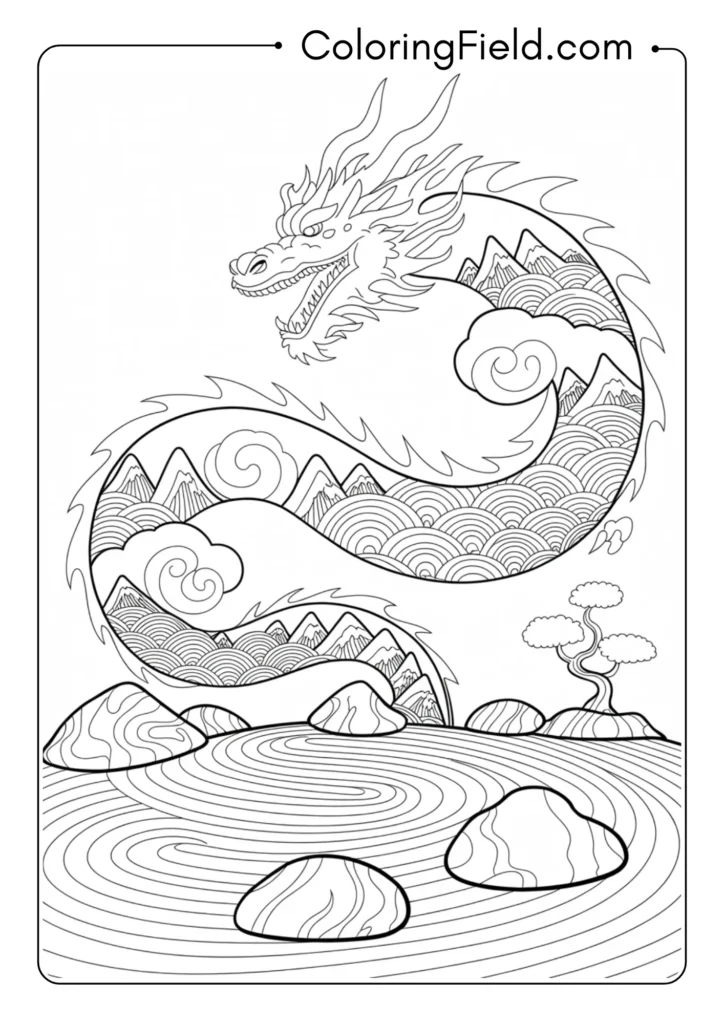 Zen Garden Dragon