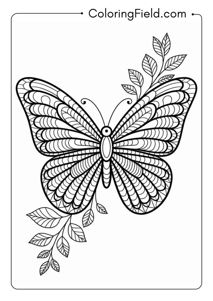 Zentangle Butterfly