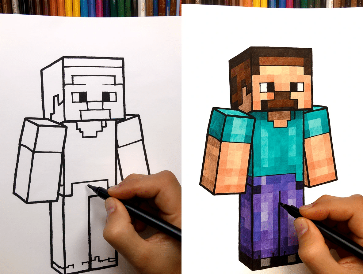 Minecraft Coloring Pages