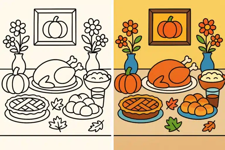 Thanksgiving Coloring Pages