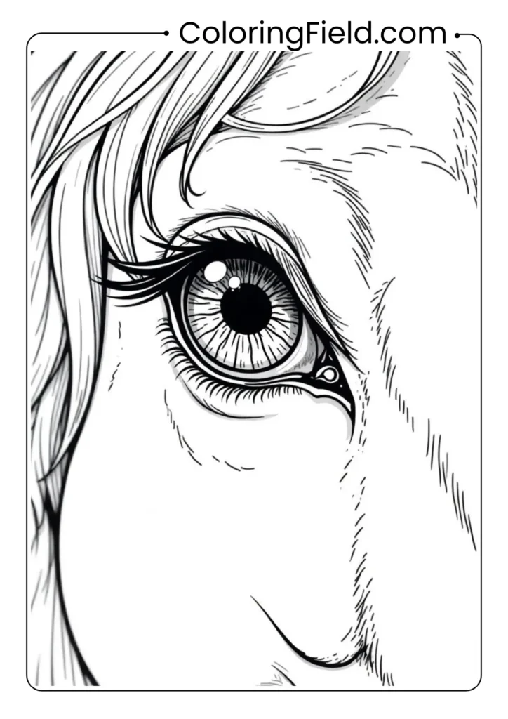 Detailed Horse Eye Study