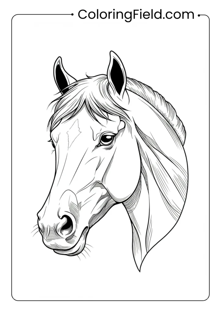 Expressive Horse Portrait