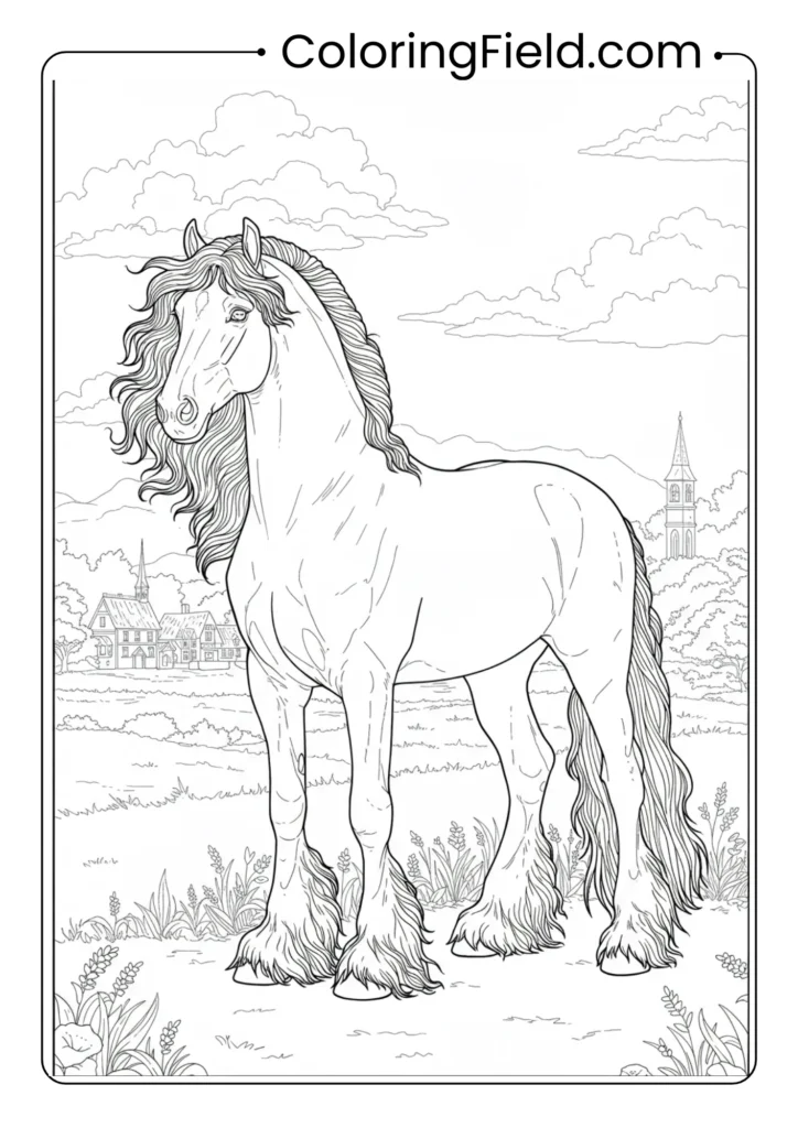 Friesian Horse