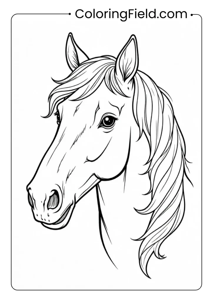 Front-Facing Horse Head