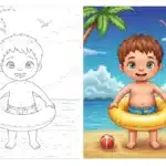 Free Summer Coloring Pages