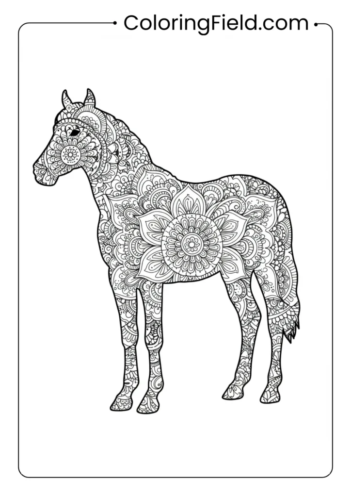 Mandala Horse Body