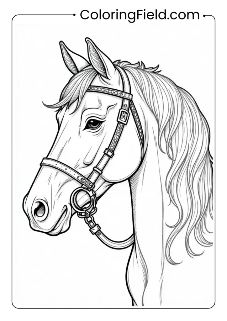 Profile Portrait with Bridle