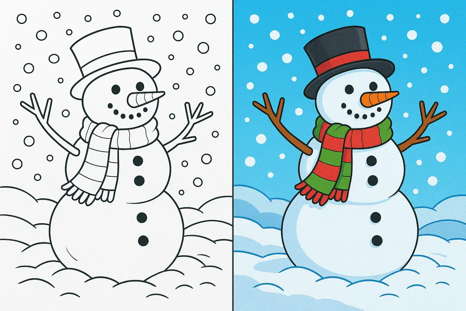 Winter Coloring Pages