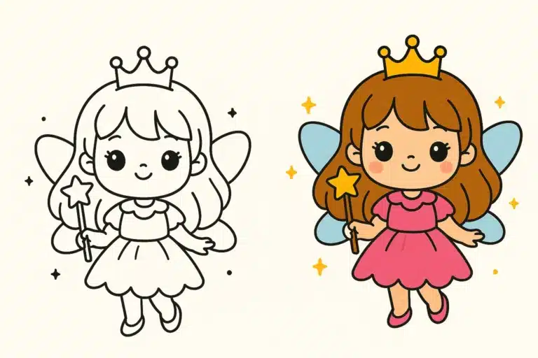 Fairy Coloring Pages