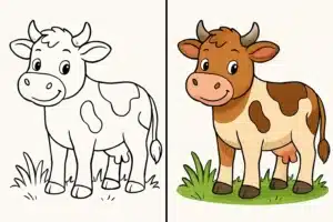 Cow Coloring Pages