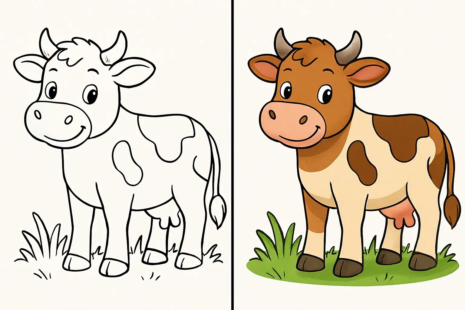 Cow Coloring Pages