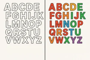 Alphabet Coloring Pages