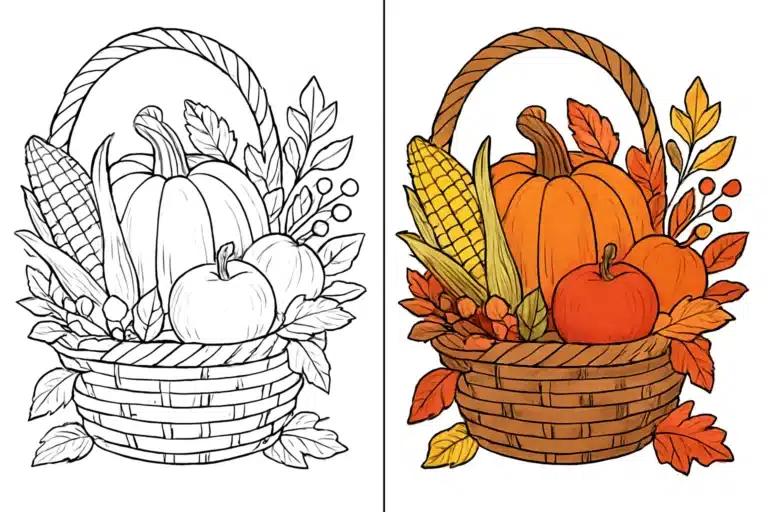 Autumn Coloring Pages