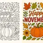 November Coloring Pages