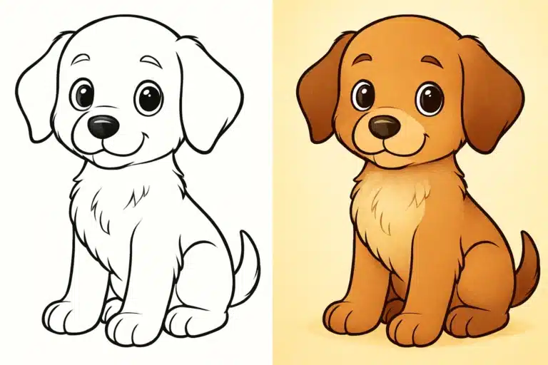 Puppy Coloring Pages