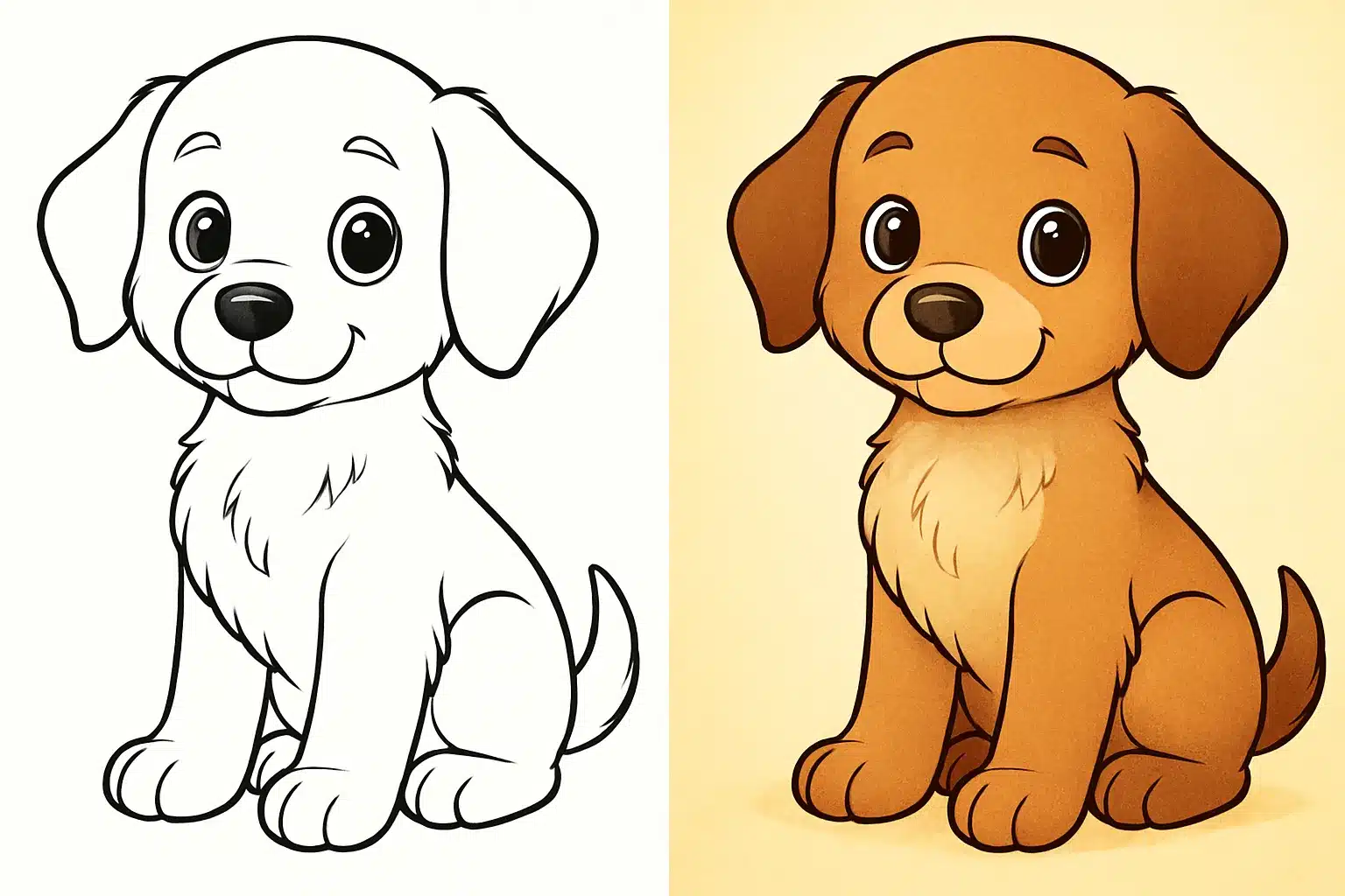 Puppy Coloring Pages